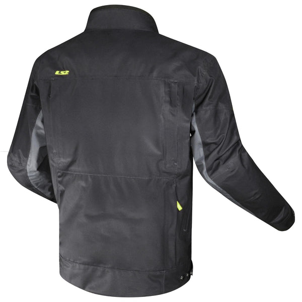 Chamarra Deportiva Ls2 Titanium Textil Negro