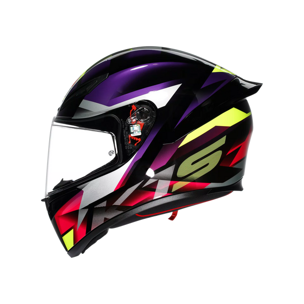 Casco Cerrado Agv K1 S E2206 Fastlap  Ngo/Purp/Ros
