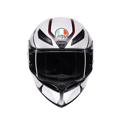 Casco Cerrado Agv K1 S E2206 Speedarmor Ngo/Grs/Roj/Mate