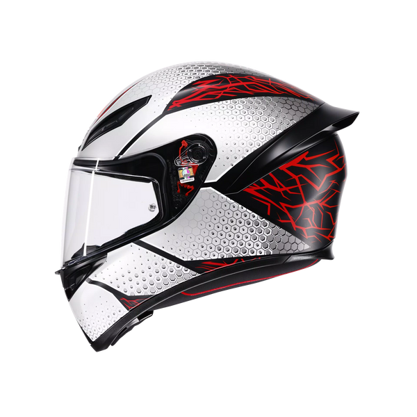 Casco Cerrado Agv K1 S E2206 Speedarmor Ngo/Grs/Roj/Mate
