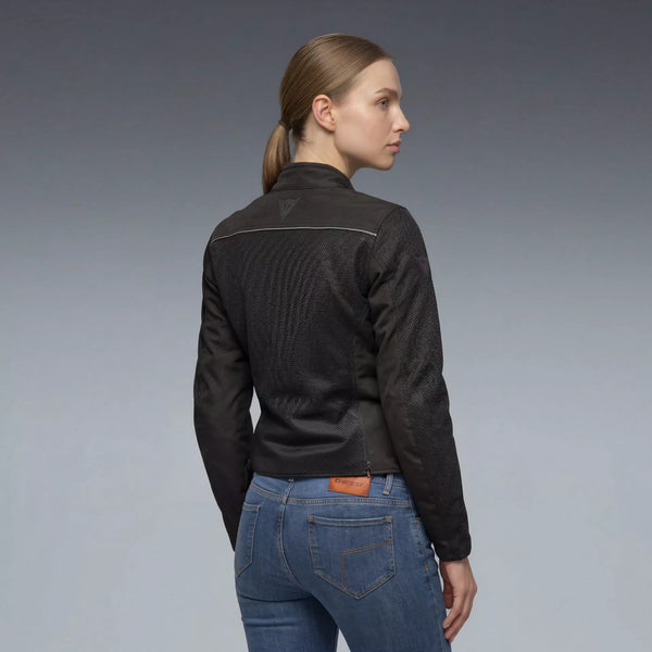 Chamarra Dainese Lisbona Air Text Negro para mujer