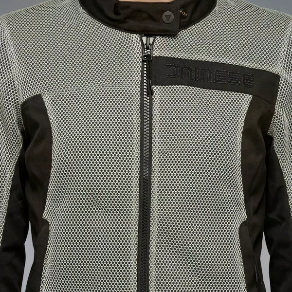 Chamarra Dainese Lisbona Air Text Verde para mujer