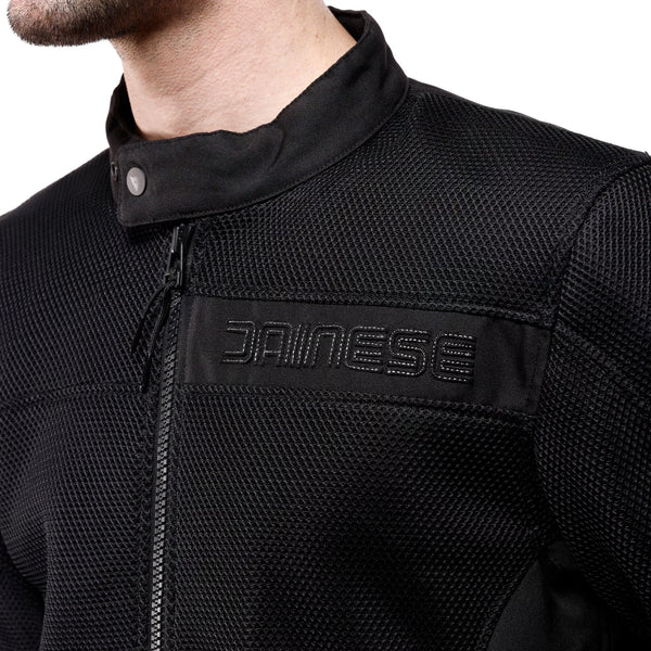 Chamarra Dainese Lisbona Air Text Negro