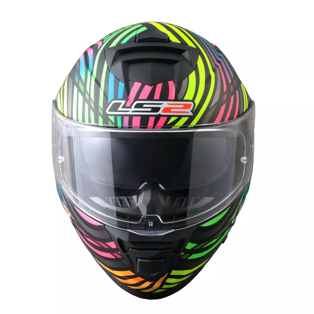 Casco Integral Ls2 Ff800 Storm Ii Power Arcoiris Mate