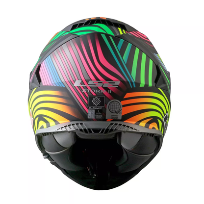 Casco Integral Ls2 Ff800 Storm Ii Power Arcoiris Mate