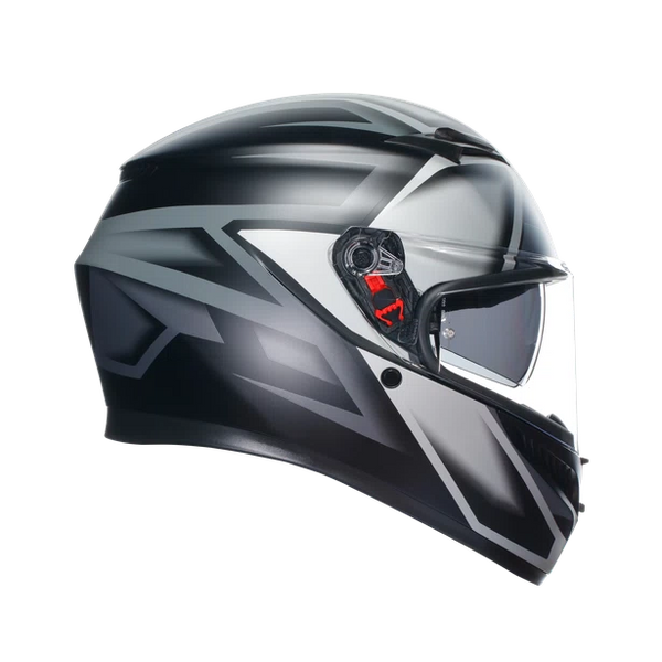 Casco Integral Agv K-3  Sv Ece2206 Compound Negro Gris