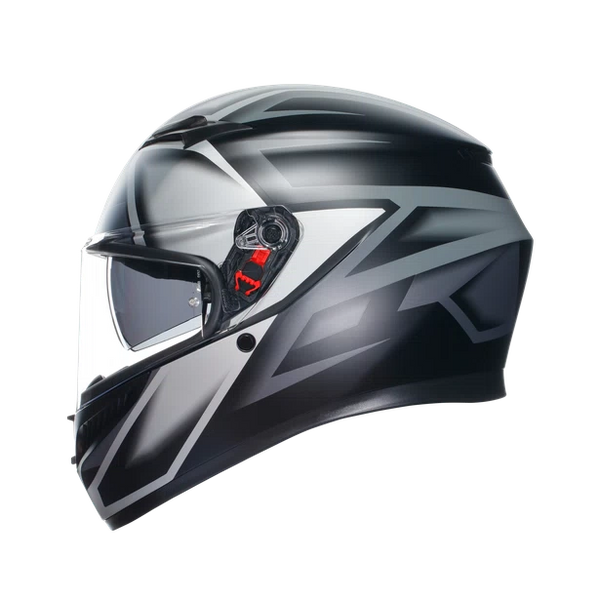Casco Integral Agv K-3  Sv Ece2206 Compound Negro Gris