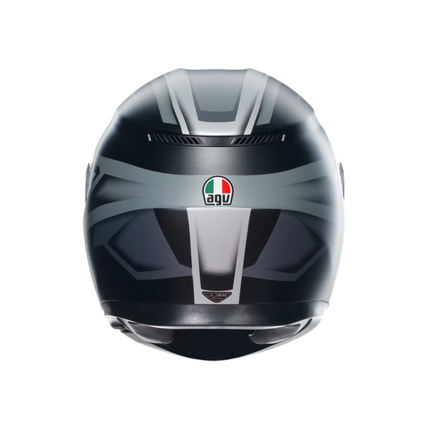 Casco Integral Agv K-3  Sv Ece2206 Compound Negro Gris