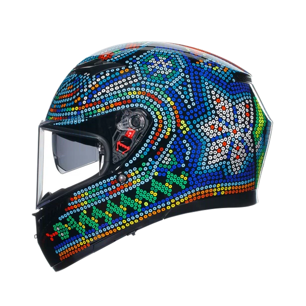 Casco Integral Agv K-3 Rossi Winter Test 2018