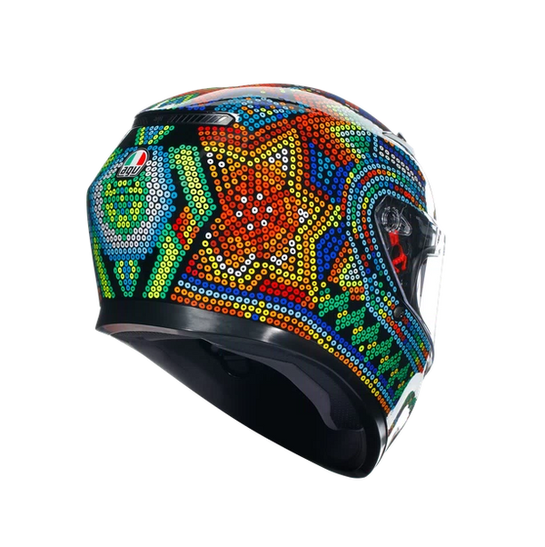 Casco Integral Agv K-3 Rossi Winter Test 2018