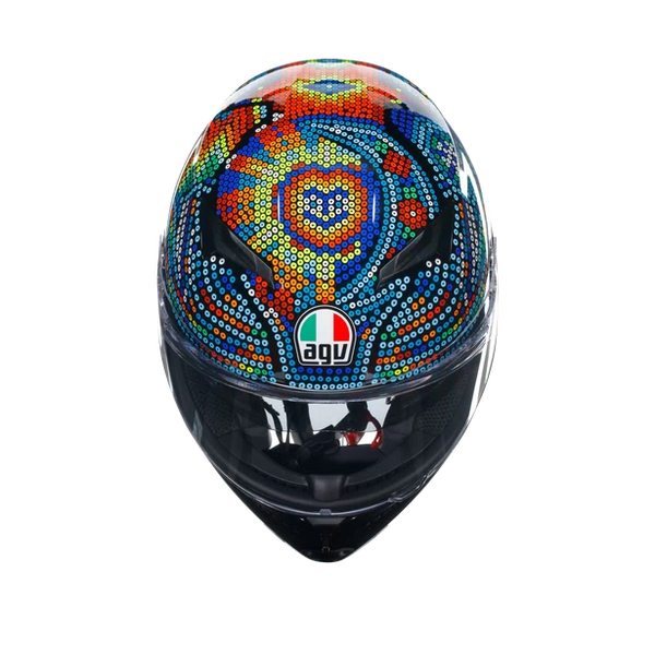 Casco Integral Agv K-3 Rossi Winter Test 2018