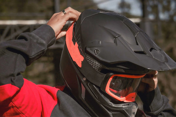 Casco Cross Joe Rocket Rkt 22 Solid Negro Mate