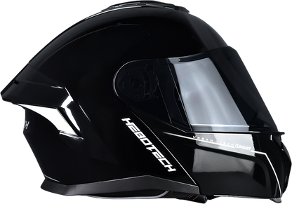 Casco Abatible Hebotech HT Negro Brillo