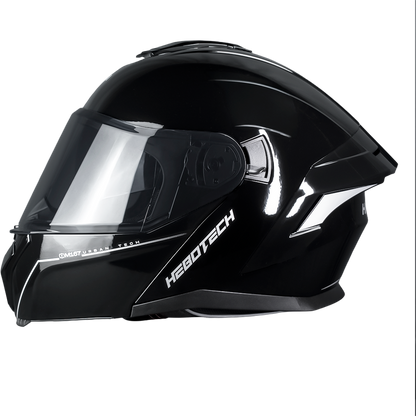 Casco Abatible Hebotech HT Negro Brillo