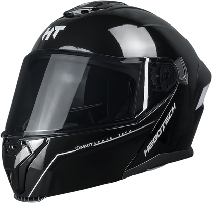 Casco Abatible Hebotech HT Negro Brillo