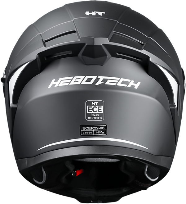 Casco Abatible Hebotech HT Negro Mate