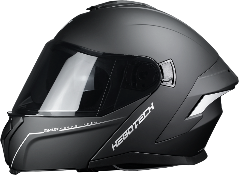 Casco Abatible Hebotech HT Negro Mate