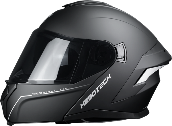Casco Abatible Hebotech HT Negro Mate