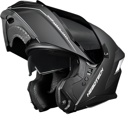 Casco Abatible Hebotech HT Negro Mate