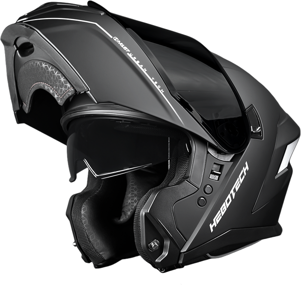 Casco Abatible Hebotech HT Negro Mate