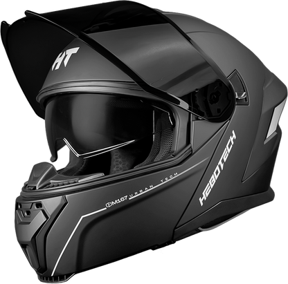 Casco Abatible Hebotech HT Negro Mate