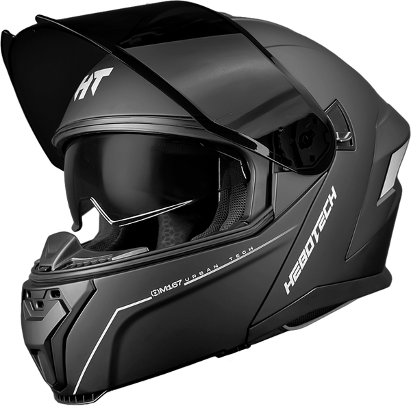 Casco Abatible Hebotech HT Negro Mate
