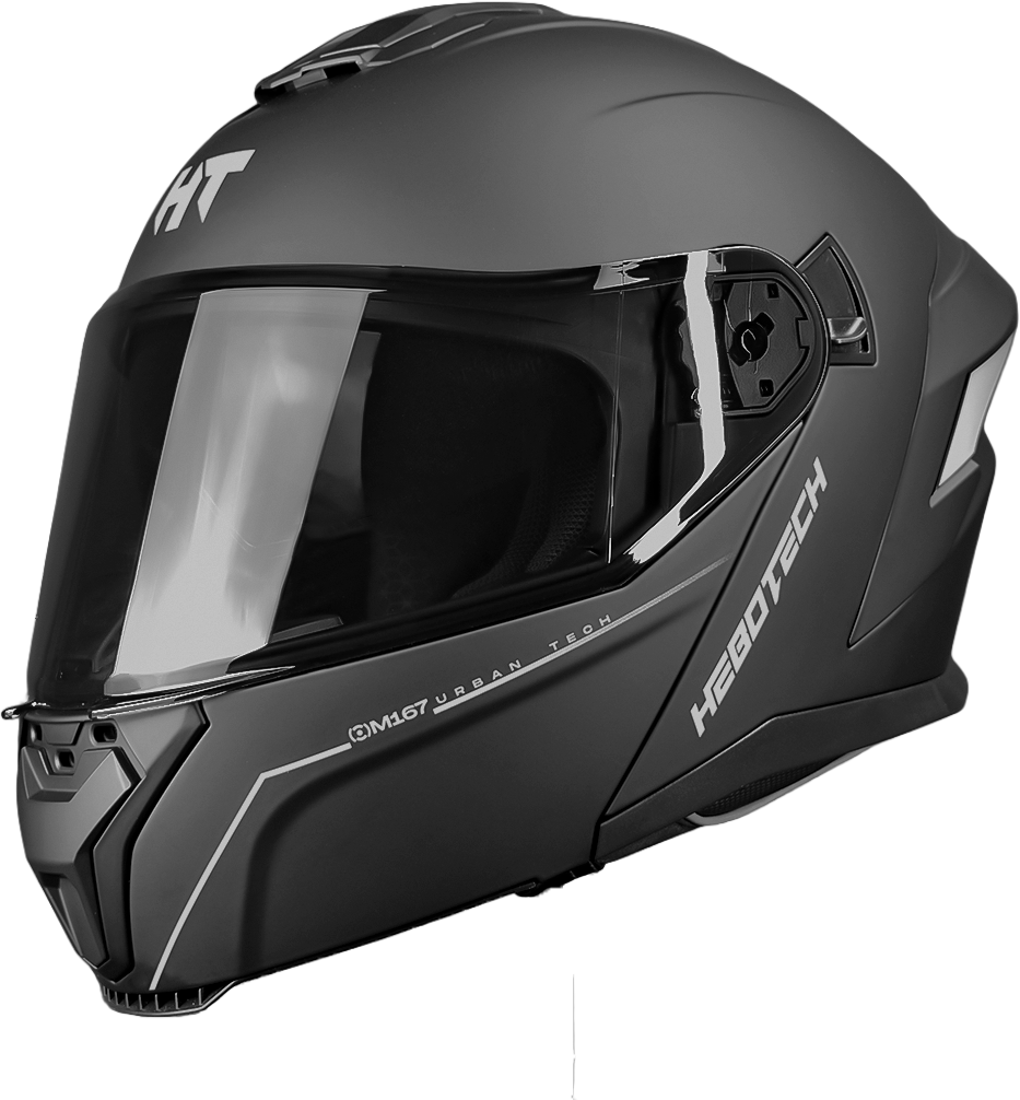 Casco Abatible Hebotech HT Negro Mate