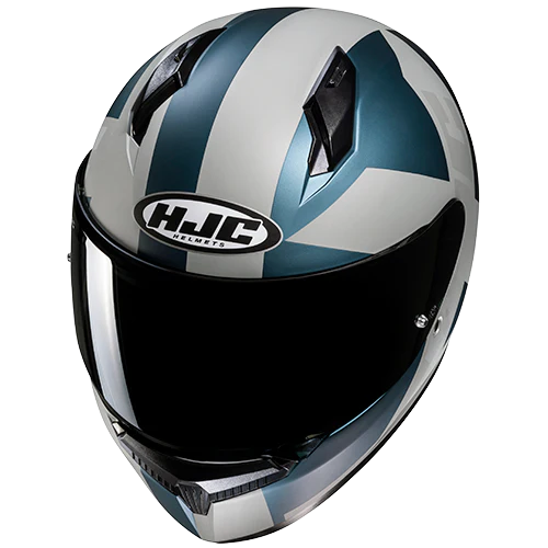 Casco Integral Hcc C10 Tez Mc2Sf Azul Gris