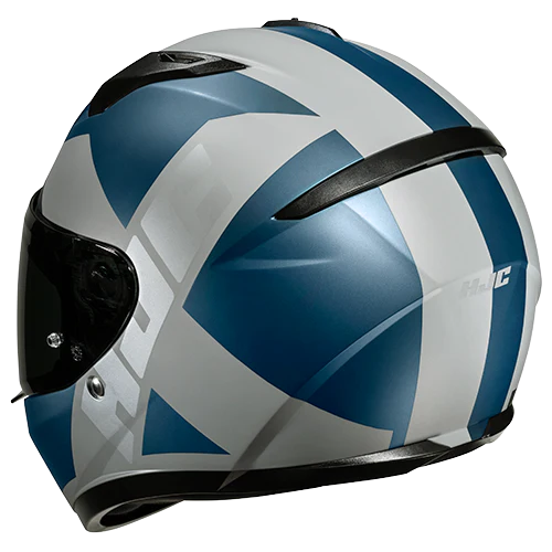 Casco Integral Hcc C10 Tez Mc2Sf Azul Gris
