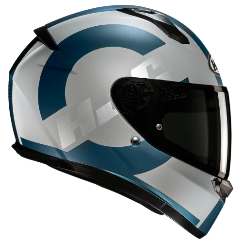 Casco Integral Hcc C10 Tez Mc2Sf Azul Gris