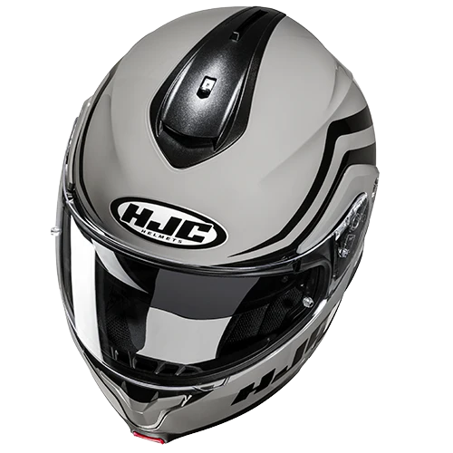Casco Abatible Hjc C91N Nepos Negro Gris Mate
