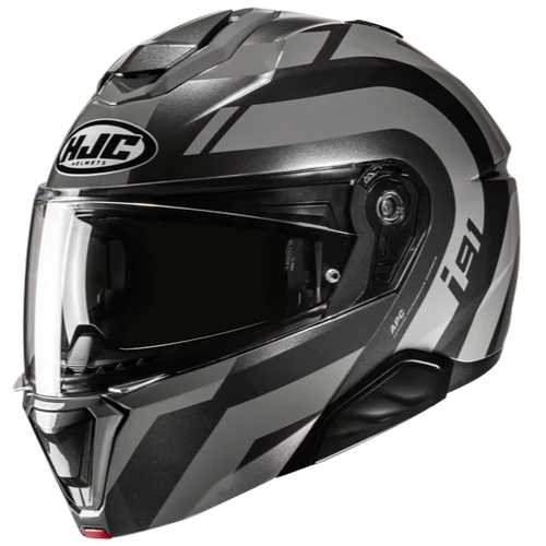 Casco Abatible Hjc I91 Arven MC5 Gris Negro