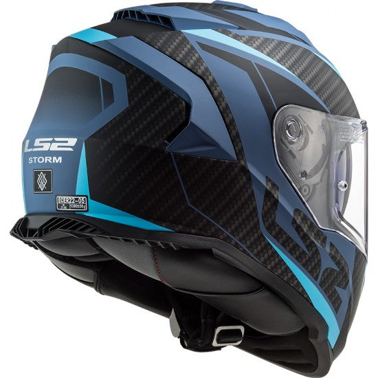 Casco Integral LS2 Ff800 Storm II Racer Azul Mate FF800
