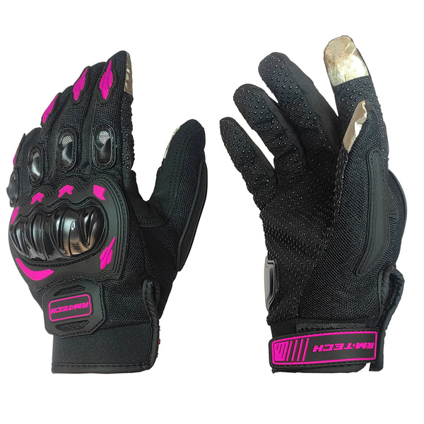 Guantes RMTECH Negro/Rosa MX666
