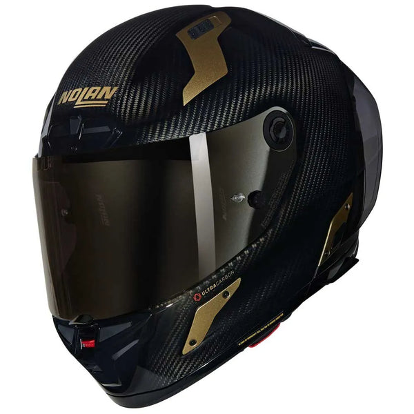 Casco XLITE 804 RS Ultra Carbon Aureo 330 Negro Dorado