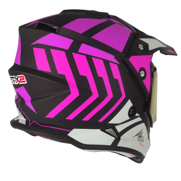Casco Cross Street TechX2 632A Mako Rosa Mate
