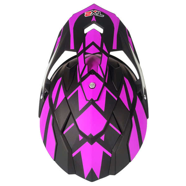 Casco Cross Street TechX2 632A Mako Rosa Mate