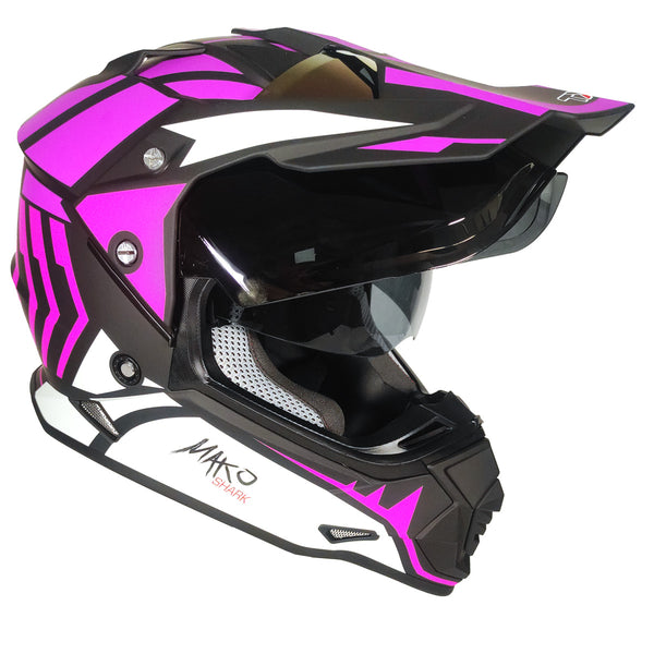Casco Cross Street TechX2 632A Mako Rosa Mate