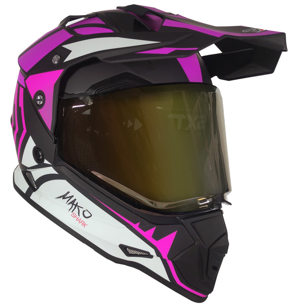 Casco Cross Street TechX2 632A Mako Rosa Mate