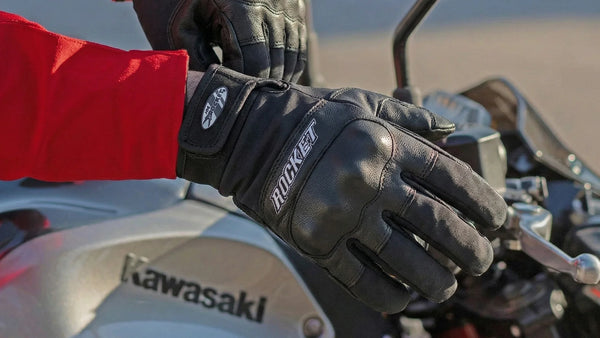 Guantes Joe Rocket Prime Negro Con Proteccion