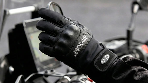 Guantes Joe Rocket Prime Negro Con Proteccion