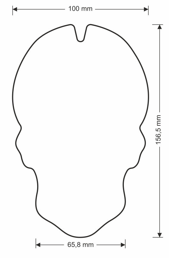 Tankpad Skull Blue