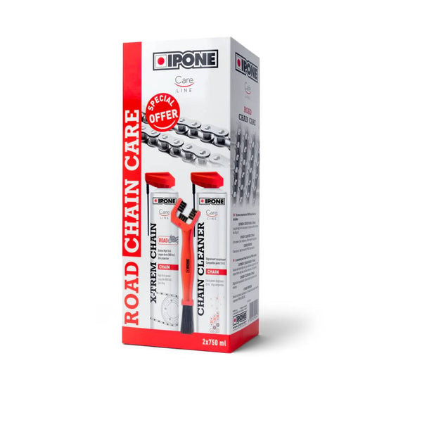 Kit De Cuidado Para Cadena Ipone Pack Chain Road 750 Ml