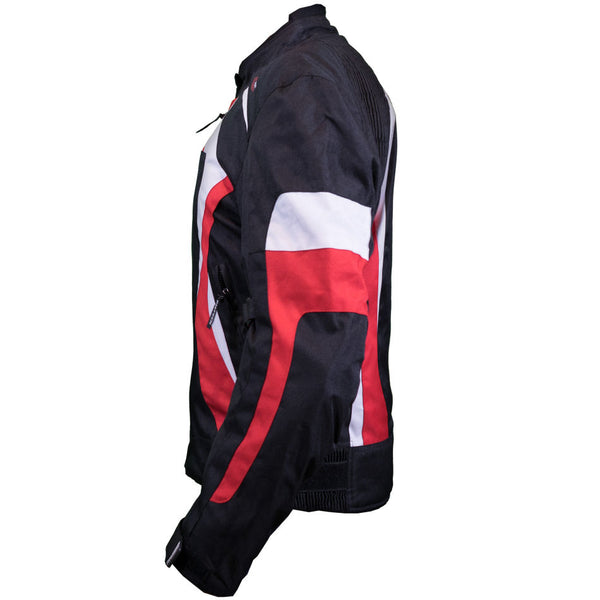Chamarra  Rmtech Sp-1346 Negra Rojo