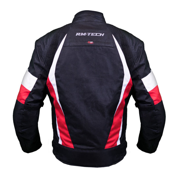 Chamarra  Rmtech Sp-1346 Negra Rojo