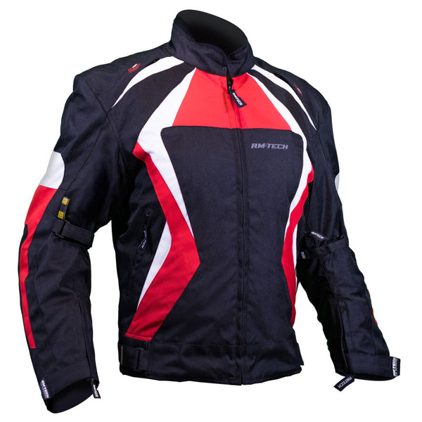 Chamarra  Rmtech Sp-1346 Negra Rojo