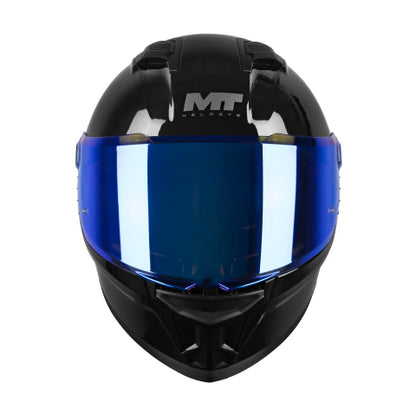 Casco integral MT Stinger 2 Pure A1 Negro Brillo Incluye 2 Micas
