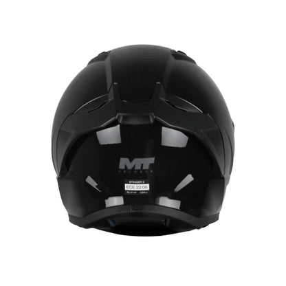 Casco integral MT Stinger 2 Pure A1 Negro Brillo Incluye 2 Micas
