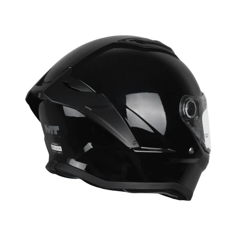 Casco integral MT Stinger 2 Pure A1 Negro Brillo Incluye 2 Micas