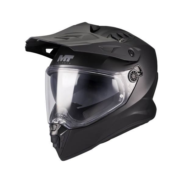 Casco Mt Adventur Track Sv Pure A1 Negro Mate